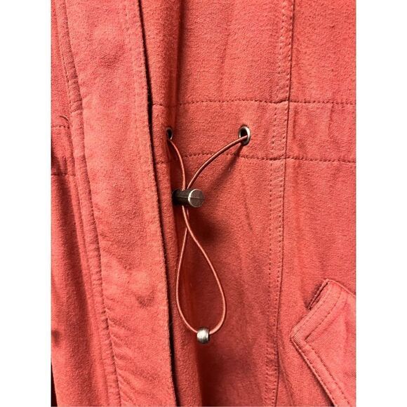 Torrid Rust Sift Sweatshirt Style Hooded Barn Jacket sz 2X EUC - Picture 3 of 9